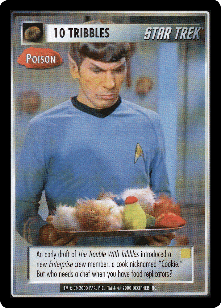 10 Tribbles - Poison (Yellow)